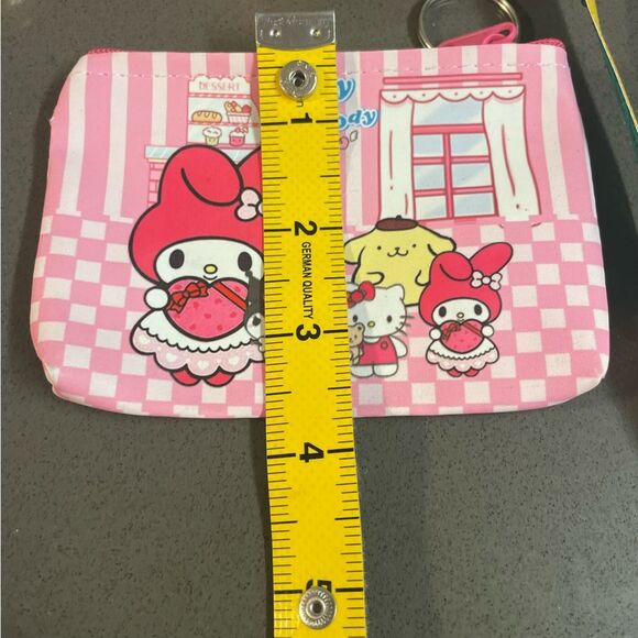 Hello Kitty Sanrio Coin Purse Bag Pink Fashion Wallet new - Picture 2 of 3